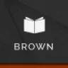 Brown - Responsive WordPress Theme for eBook